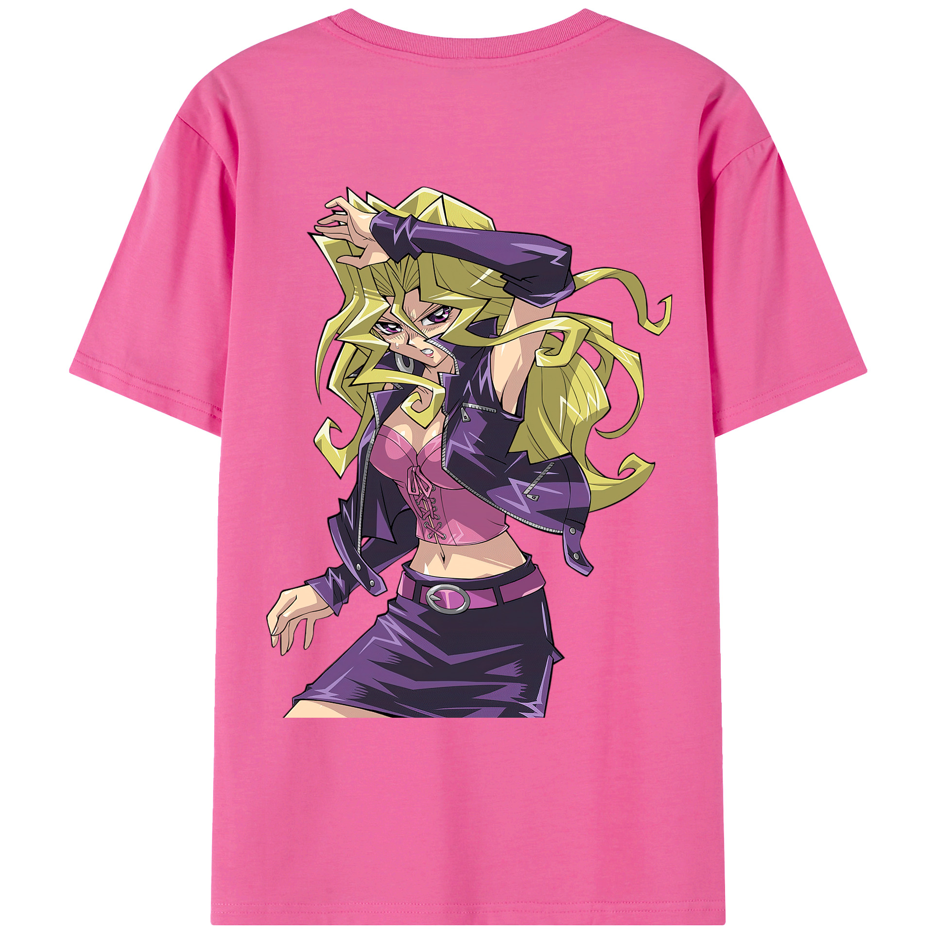 （画像用） 遊☆戯☆王 Yu-Gi-Oh! レディース半袖Tシャツ(バックプリント)